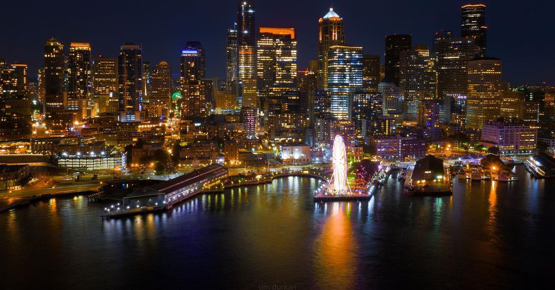 Downtown Seattle at Night