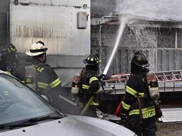 2-alarm fire at the 700 block of 7th Ave S