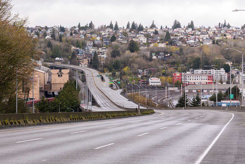 West Seattle Bridge under construction