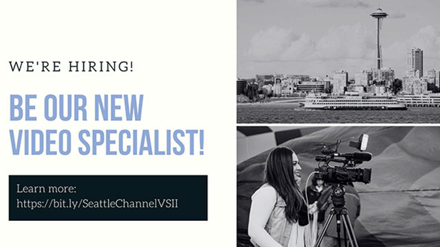 We're hiring a video specialist