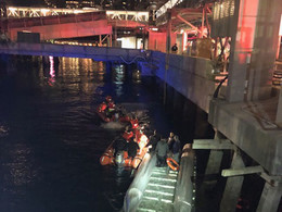 Water rescue at 800 block of Alaskan Way
