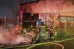 Fire at the 200 block of South Horton St.