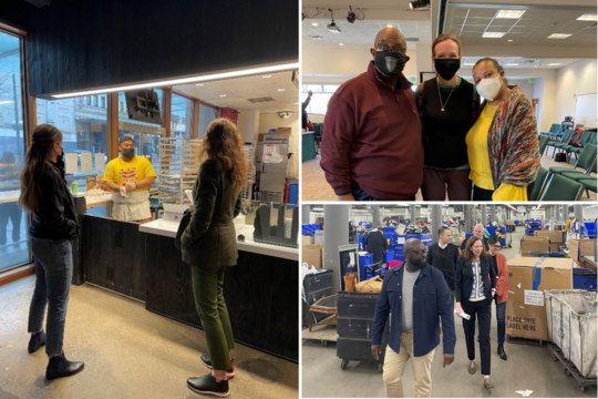 City Attorney Davison Visits local small businesses and speaks with community members