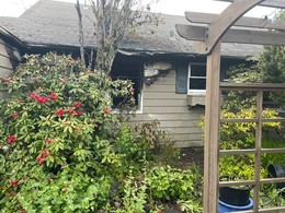Firefighters rescue one person from their home on fire near the 9800 block of 45th Ave SW