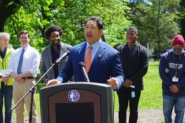 Bruce Harrell Press Conference at Woodland Park