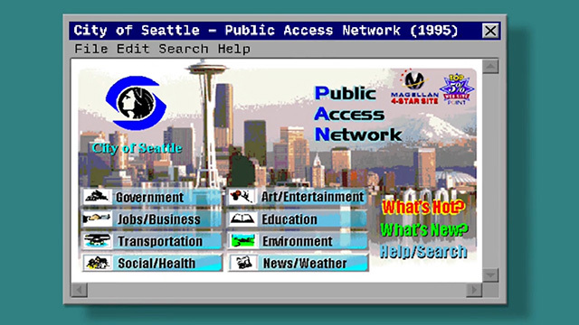 Seattle's first website