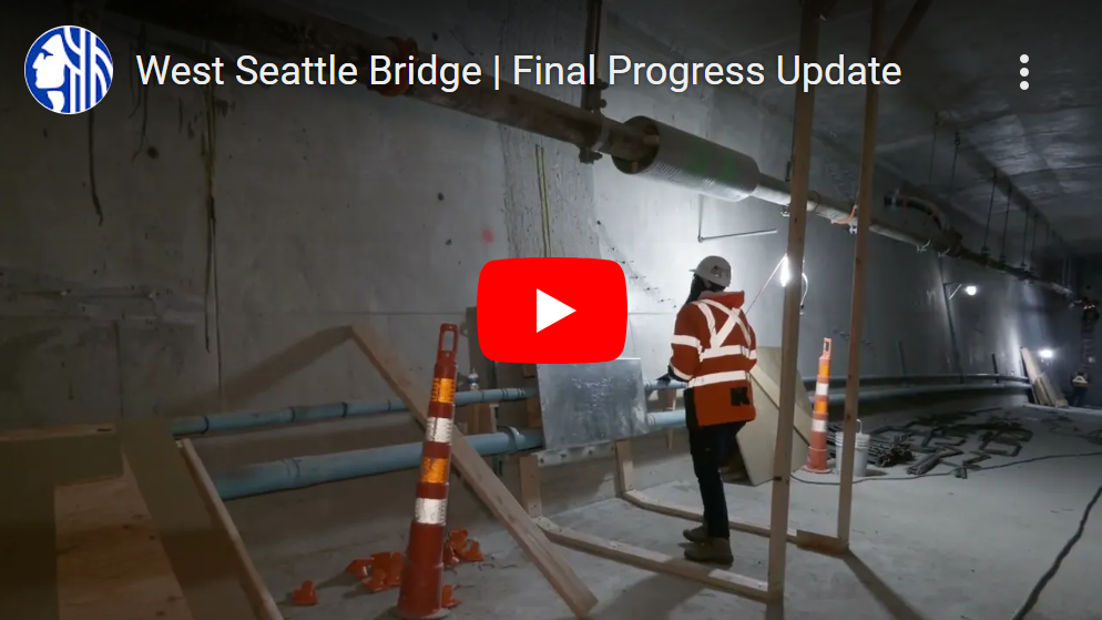 Our final progress video shows the load testing in action and gives a virtual tour of our bridge inspection and monitoring systems.
