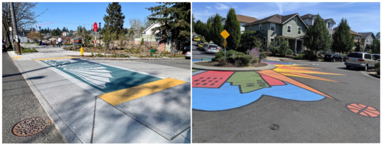 Traffic calming examples