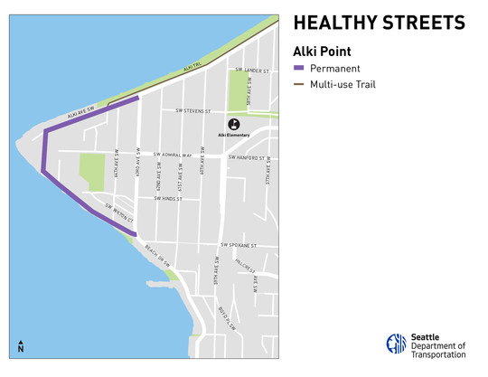 Alki Point project map