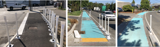 New 6th Ave S walkway. Photos: SDOT.