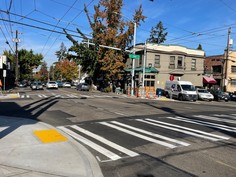 Complete crossing at E Lynn St
