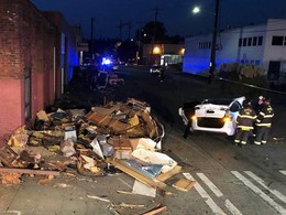 Vehicle collision into multiple vehicles near the 1100 block of NW Leary Way.