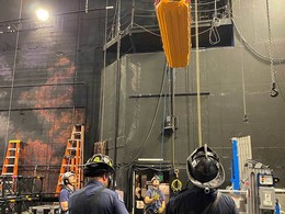 Rope rescue response for an adult male experiencing a medical emergency at the 1300 block of 5th Ave.