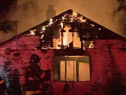 Vacant building fire at the 2100 block of Beacon Avenue South