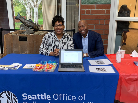 Image of OPA staff at outreach event