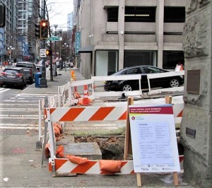 RapidRide G Line Construction Zone