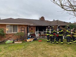 Fire in residence near the 1900 block of 18th Place NW