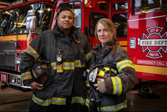 Seattle Times features Seattle firefighters for story on women in the fire service 