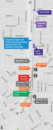 Melrose Promenade Project Map