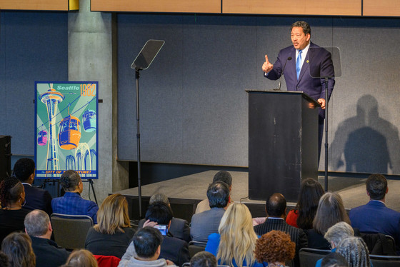 Mayor Harrell delivers 2023 State of the City Speech at Fisher Pavilion