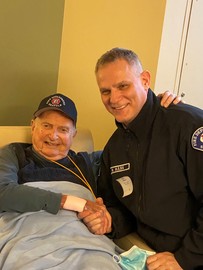  PM Miki Mann (B3/A) was able to visit Dr. Cobb shortly before he passed and shared this picture. 