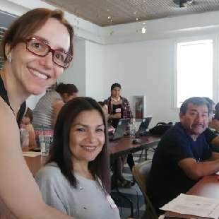 photo of people in a computer lab