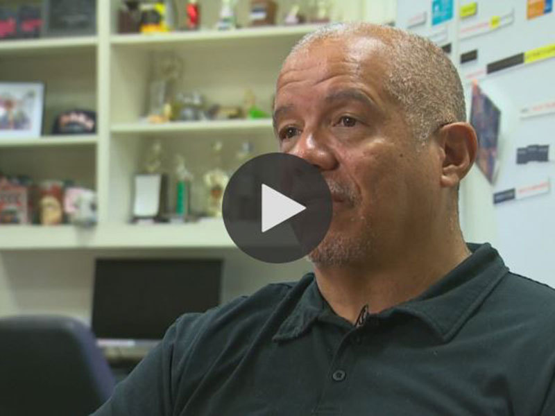 Retired firefighter Mike Washington talks with King 5 to encourage firefighters to reach out for help with mental help.