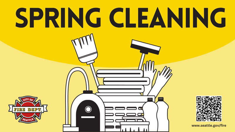 Spring cleaning fire and injury prevention tips