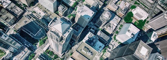 Ariel View of Downtown Seattle