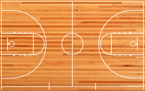 A basketball court