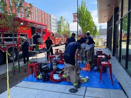 HazMat incident in an apartment building on MLK JR Way South