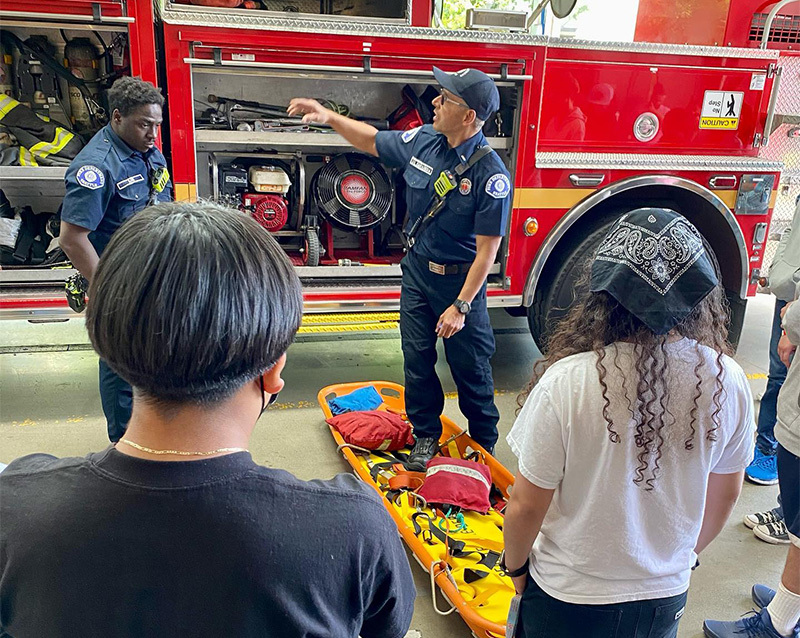 WABS Event with Students from Chief Sealth High School at Station 37