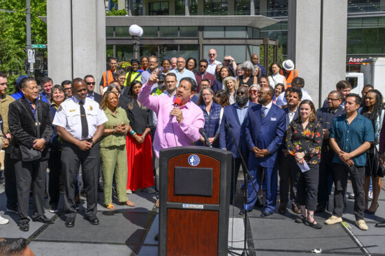 Mayor Harrell speaks at Downtown Activation Plan Announcement