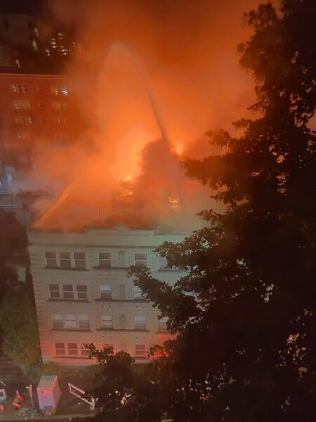 2-alarm vacant building fire at 1000 block of 9th Ave.