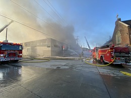 2-alarm vacant building fire at  1000 block of S. King St.