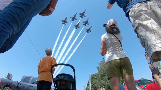 Blue Angels fly over SeaFair