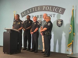 Press conference for the August 20th mass shooting on Rainier Avenue South and South Walker Street.