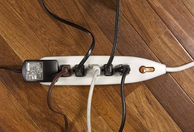 overloaded power strip