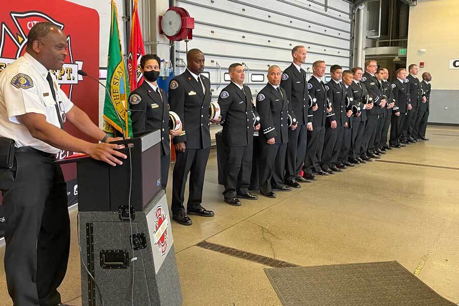 Sept. promotion ceremony at Fire Station 10