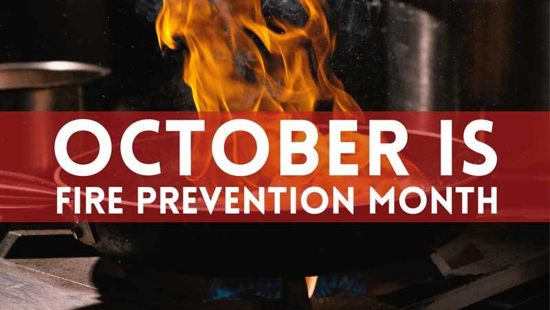 October is Fire Prevention Month