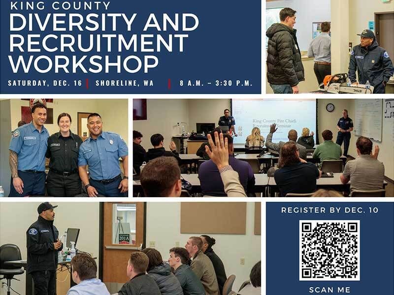 Diversity and Recruitment Workshop on Dec. 16 in Shoreline