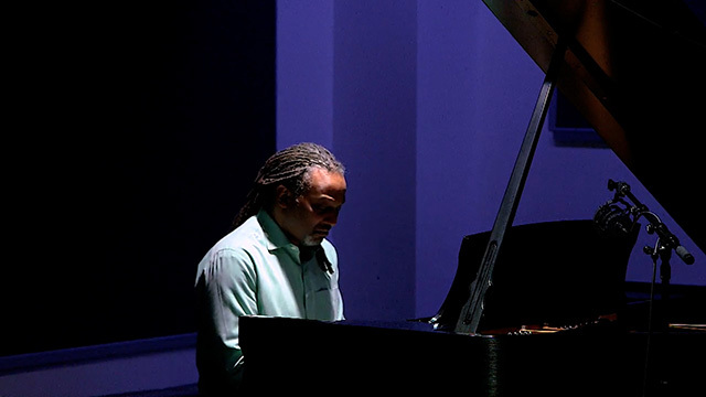 Jazz piano performance at Benoroya Hall