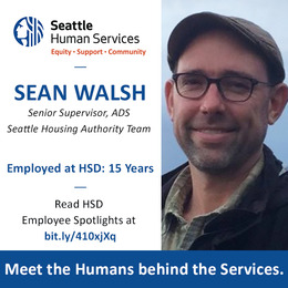 HSD Employee Spotlight - Sean Walsh, Aging and Disability Services