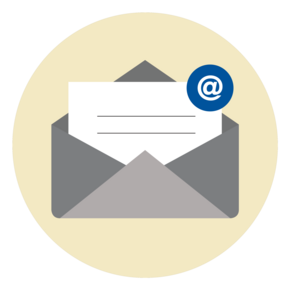 Illustration of an email