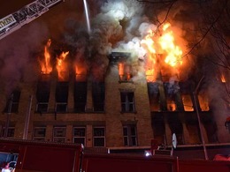 January 1, 2024: 3-alarm fire in the 800 block of Madison Street in the First Hill neighborhood.