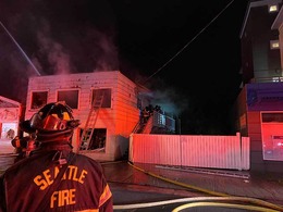 January 13, 2024: 2-alarm vacant building fire in the 300 block of NW 85th Street in the Crown Hill/Greenwood neighborhoods