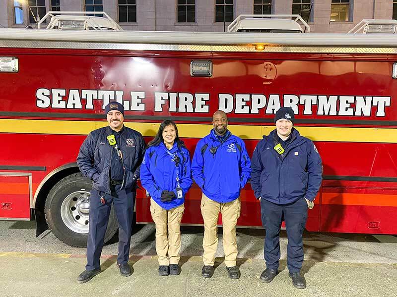 Seattle Fire's cold weather response involves activating the Medical Ambulance Bus to help unhoused seek shelter.