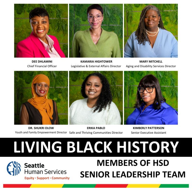 Living Black History HSD Senior Leadership Team
