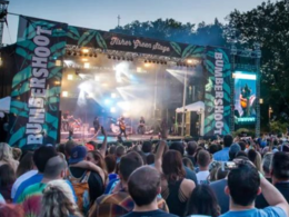 Bumbershoot stage and audience