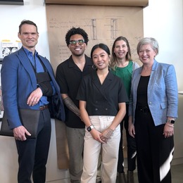 oed staff and la union at opening